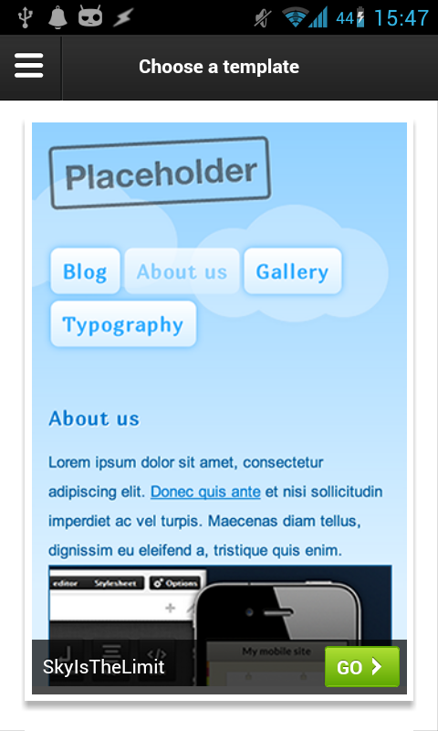 XtGem app screenshot 3
